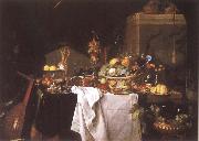 Jan Davidz de Heem Still-life with Dessert Spain oil painting reproduction